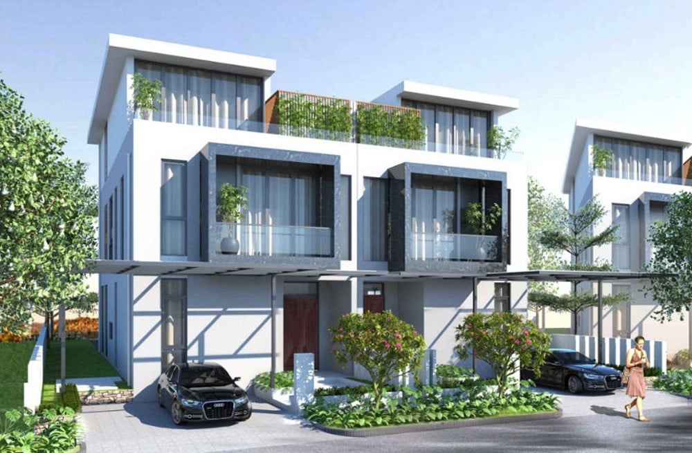 Bán biệt thự song lập bàn giao nguyên bản Azalea Homes Gamuda Yên Sở hướng Nam