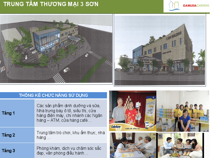 tiện ích biệt thự gamuda yên sở