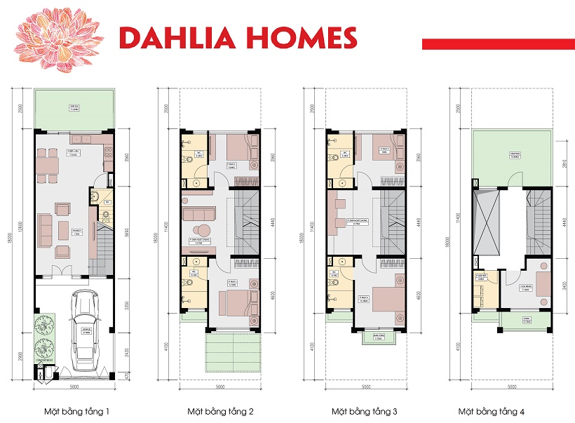 Thiết kế Liền kề Dahlia Homes Giai đoạn 4: Sự Khác biệt từ Gamuda Land
