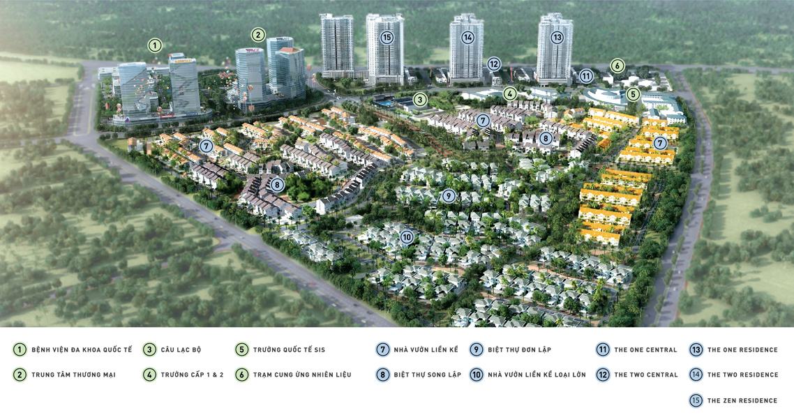 Vị trí Biệt thự IRIS Homes