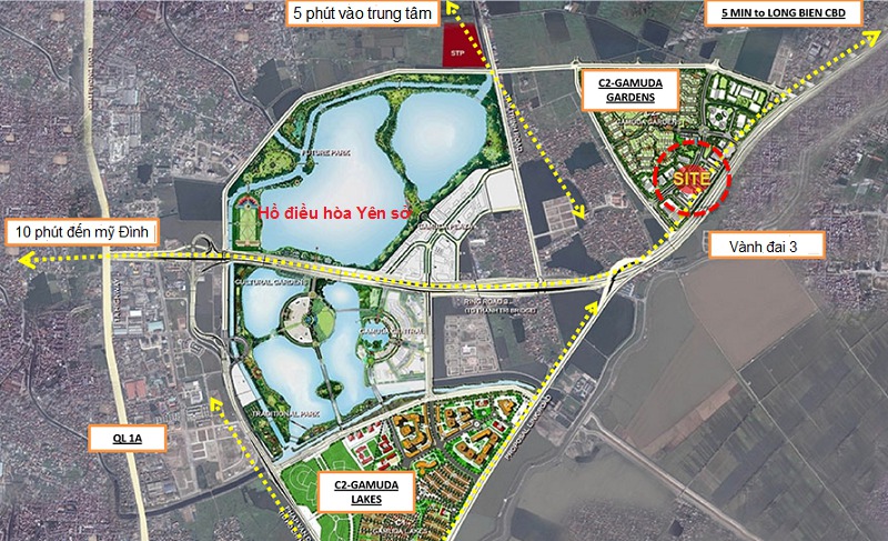 Giá Cho Thuê Gamuda City Yên Sở